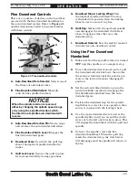 Preview for 47 page of South bend SOUTH BEND LATHE CO.. SB1024 Owner'S Manual