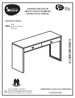 South Shore 075 Assembly Instructions Manual предпросмотр