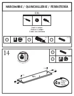 Preview for 14 page of South Shore 3107 209 Assembly Instructions Manual