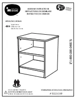 Preview for 15 page of South Shore 3246 Series Assembly Instructions Manual