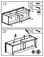 Preview for 18 page of South Shore Exhibit TV Stand 4479 Assembly Instructions Manual