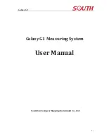 South Galaxy G1 User Manual предпросмотр