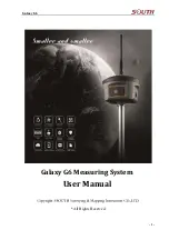 South Galaxy G6 User Manual предпросмотр