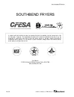 Предварительный просмотр 40 страницы Southbend 35-Pound Fryer Operator'S Manual