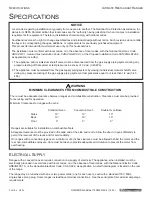 Preview for 4 page of Southbend 4365A Owner'S Manual