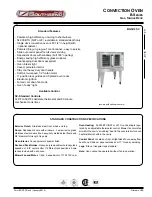 Предварительный просмотр 1 страницы Southbend BGS/12SC Specification