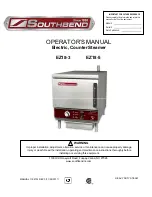 Southbend EZ18-3 Operator'S Manual preview