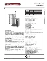 Southbend KECT-06 Specification Sheet предпросмотр