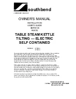 Southbend KTPE-05 Owner'S Manual preview