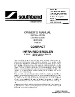 Предварительный просмотр 1 страницы Southbend MRA-32 Owner'S Manual