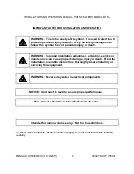 Предварительный просмотр 2 страницы Southbend R18-4 Operator'S Manual