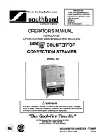 Southbend RAPIDSTREAM R2 Operator'S Manual preview