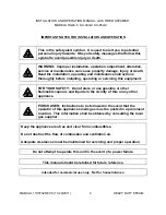 Предварительный просмотр 2 страницы Southbend RG24-5 Operator'S Manual