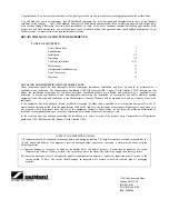 Preview for 2 page of Southbend RS-4E Owner'S Manual