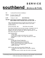 Предварительный просмотр 8 страницы Southbend SCB-24 Owner'S Manual