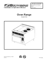 Southbend SE36 Installation And Operation Manual предпросмотр