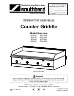 Southbend SGS-24 Operator'S Manual preview