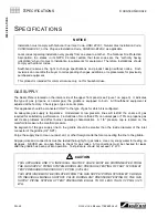 Preview for 4 page of Southbend SGS-24 Operator'S Manual