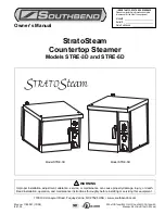 Southbend StratoSteam STRE-3D Owner'S Manual preview