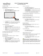 Предварительный просмотр 2 страницы Southco EA-P1 Operating Instructions