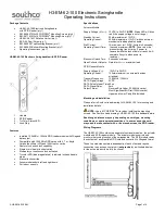 Southco H3-EM-62-100 Operating Instructions preview