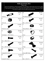 Предварительный просмотр 2 страницы Southern Enterprises Wallingford BT7837A0TX Assembly Instructions Manual