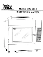 Preview for 1 page of Southern Pride BMJ-200-E Instruction Manual