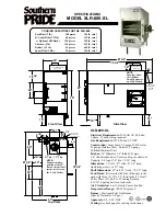 Preview for 1 page of Southern Pride XLR-600-SL Specification Sheet