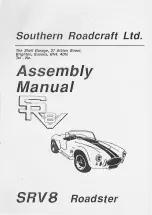 Southern Roadcraft SRV8 Assembly Manual preview