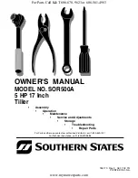 Southern States SOR500A Owner'S Manual preview