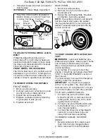 Preview for 27 page of Southern States Southern States SPGT2254 Owner'S Manual