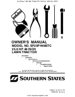 Preview for 1 page of Southern States SP25PH48STC Owner'S Manual