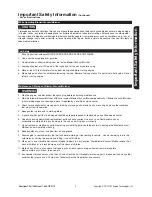 Preview for 4 page of Southland S-HBV-30175 Operator'S Manual