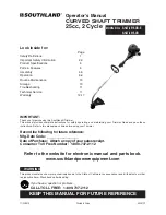 Preview for 1 page of Southland S-HLT-2515-CB Operator'S Manual