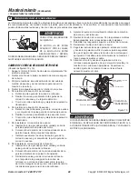 Preview for 44 page of Southland S-RTT-196MD Operator'S Manual