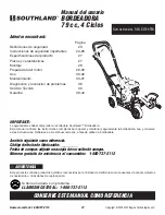 Preview for 23 page of Southland S-WLE-0799-F2N Operator'S Manual