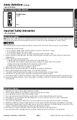 Preview for 3 page of Southland SCV43.1 Operator'S Manual