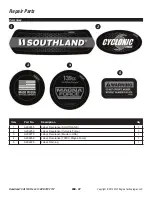 Preview for 22 page of Southland SM2110 Operator'S Manual