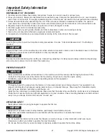 Preview for 3 page of Southland SWFT14022 Operator'S Manual