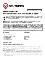 southpaw enterprises 110010 Instruction Sheet preview