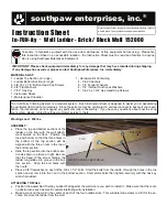 Предварительный просмотр 4 страницы southpaw enterprises In-FUN-ity Climbing System Instruction Sheet