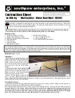 Предварительный просмотр 6 страницы southpaw enterprises In-FUN-ity Climbing System Instruction Sheet