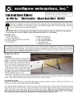 Предварительный просмотр 8 страницы southpaw enterprises In-FUN-ity Climbing System Instruction Sheet