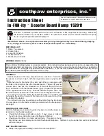 Предварительный просмотр 10 страницы southpaw enterprises In-FUN-ity Climbing System Instruction Sheet