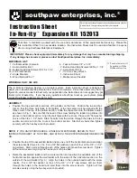 Предварительный просмотр 14 страницы southpaw enterprises In-FUN-ity Climbing System Instruction Sheet