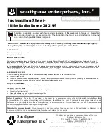 Предварительный просмотр 2 страницы southpaw enterprises Stereo Rover 303100 Instruction Sheet