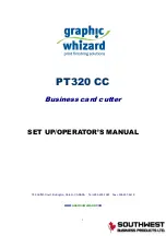 Preview for 1 page of Southwest Graphic Whizard PT320 CC Setup & Operator Manual