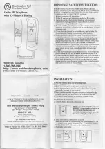 Предварительный просмотр 1 страницы Southwestern Bell FM2552 Owner'S Manual