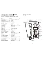 Предварительный просмотр 2 страницы Southwestern Bell FM2572 Owner'S Manual