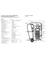 Предварительный просмотр 2 страницы Southwestern Bell FM2575 Owner'S Manual